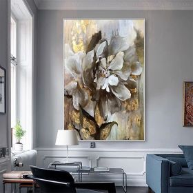 Handmade Flower Oil Painting On Canvas Wall Art Decoration Modern Abstract PictureLiving Room Hallway Bedroom Luxurious Decorative Painting (size: 50X70cm, style: 01)